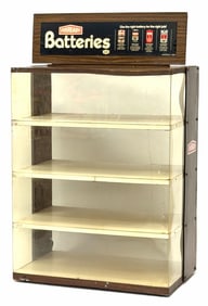 Eveready Battery Display Cabinet