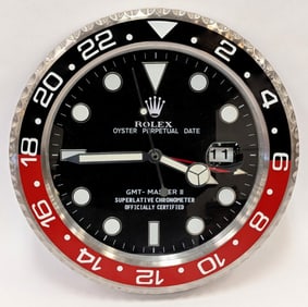 ROLEX GMT-Master II Dealer Display Hanging Wall Clock