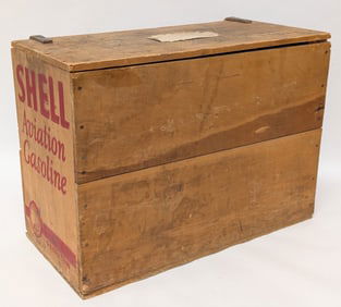 Fantasy Shell Aviation Gasoline Shipping Crate