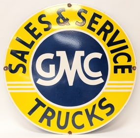 SSP Fantasy GMC Trucks Sales & Service 30in Sign