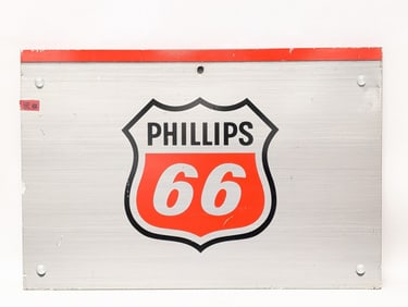 Modern Phillips 66 Gas Pump Face