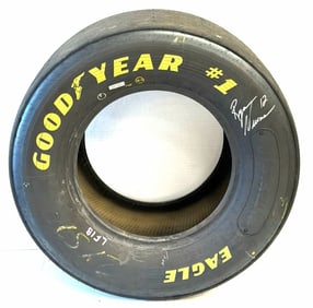 Autographed By Ryan Newman #12 NASCAR Good Year Eagle Racing Tire