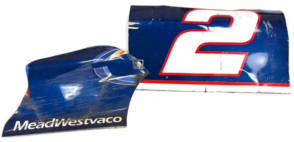 (2) Rusty Wallace NASCAR Car Parts