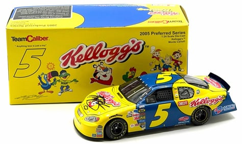 Team Caliber 1:24 Autographed Kyle Busch #5 Kellogg's With Box