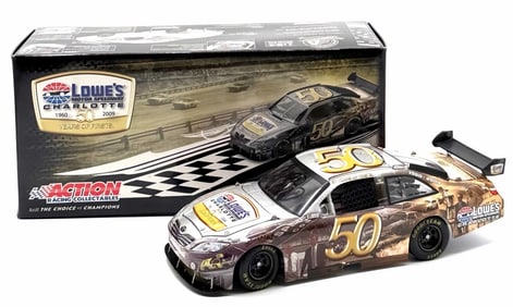 Action Racing 1:24 Autographed Bruton Smith Lowe's Motor Speedway 50th Anniversary 2009 Camry In Box