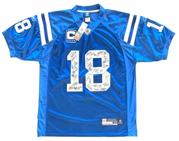 Indianapolis Colts Reebok Peyton Manning Autographed Jersey With Hologram
