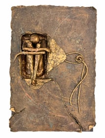 Birth of Intellect Wall Art Sculpture by Mary Pat Wallen