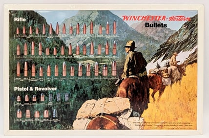 Winchester Western Bullet Display Sign