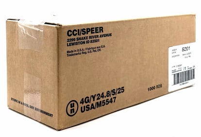 1000 Rounds CCI 9mm Luger Pistol Ammo