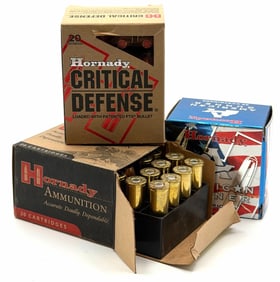 65 Rounds Hornady 41 Rem Mag 45 Colt & 38 Spl Pistol Ammo NIB