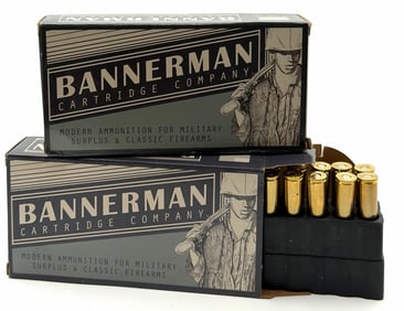 40 Rounds Bannerman 7.35 X 51 & 6.5 Jap Rifle Ammo NIB