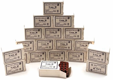 504 Rounds Sellier & Bellot 9mm Makarov Pistol Ammo