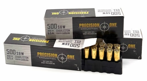60 Rounds Precision One 500 S&W Magnum Pistol Rounds NIB