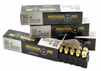 80 Rounds Precision One 50 AE Pistol Ammo NIB