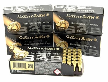 250 Rounds Sellier & Bellot 32 S&W Long Wadcutters NIB