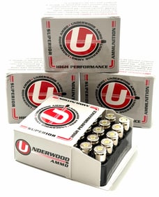 80 Rounds Superior Underwood Ammo 9mm Luger +P Pistol Ammo NIB