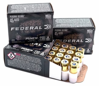 60 Rounds Federal Personal Defense 45 Auto Pistol Ammo NIB