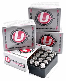 80 Rounds Superior Underwood 380 ACP +P Pistol Ammo NIB