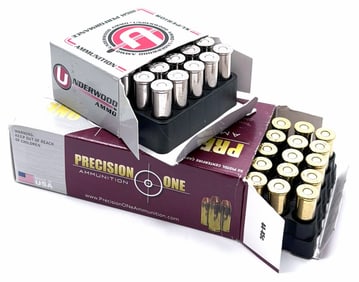 70 Rounds Precisions One & Superior Underwood 44 Mag & Special Pistol Ammo NIB