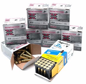400 Rounds Winchester & Aguila 22 Long Rifle #12 Shot & Super Extra Pistol Ammo NIB