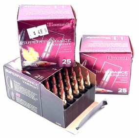 75 Rounds Hornady 17 Hornet Rifle Ammo NIB