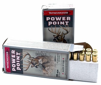 40 Rounds Winchester Power Point 35 REM Rifle Ammo NIB