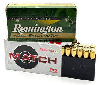 40 Rounds Hornady Match & Remington 260 REM Rifle Ammo NIB