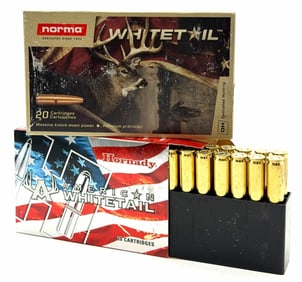 40 Rounds Hornady & Norma White Tail 270 WIN Rifle Ammo NIB