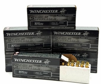 120 Winchester Super Suppressed 300 Black Rifle Ammo NIB