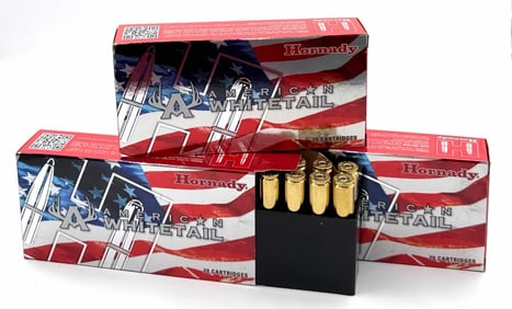 60 Rounds Hornady American Whitetail 300 WSM Rifle Ammo NIB