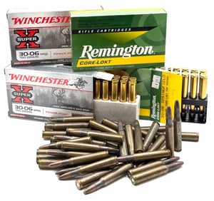 122 Rounds Winchester Remington 30-06 Springfield Rifle Ammo NIB