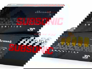 40 Rounds Hornady Subsonic 450 Bushmaster Rifle Ammo NIB