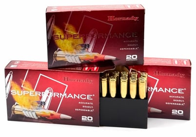 60 Rounds Hornady Superformance 338 WIN MAG Rifle Ammo NIB