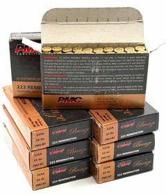 160 Rounds PMC Bronze 223 Remington Rifle Ammo NIB