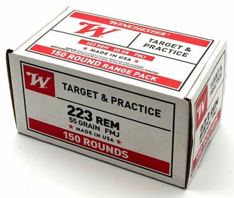 150 Rounds Winchester 223 Remington Rifle Ammo NIB