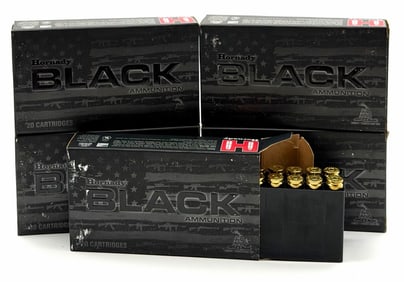 100 Rounds Hornady Black 6.5 Grindle Rifle Ammo NIB