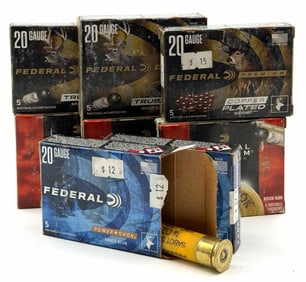 40 Rounds Federal 20 Gauge Rifle Slug Shotgun Ammo NIB