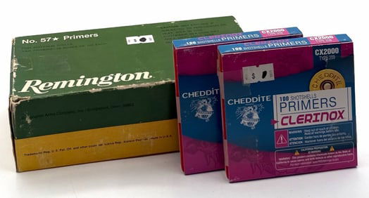 1200 Remington & Cheddite Shotgun Primers NIB