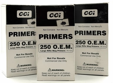3000 CCI 250 O.E.M. Large Rifle Mag Primers NIB