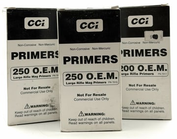 3000 CCI Large Rifle & Mag Primers NIB