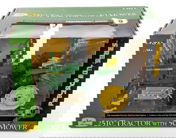1/16 Ertl John Deere 2510 Tractor with 50 Mower Precision Key Series #9