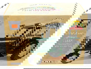 1/16 Ertl Oliver 1555 Narrow Front Tractor with Hiniker Cab