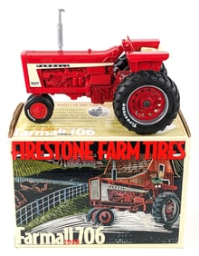 1/16 Ertl Farmall 706 Narrow Front Tractor w/ Firestone Farm Tires
