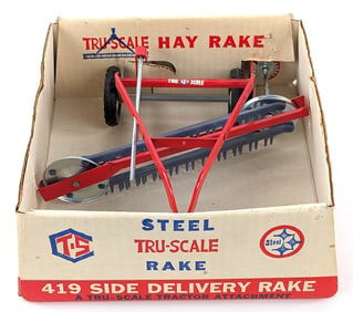 1/16 Tru-Scale Side Delivery Rake in Bubble Box