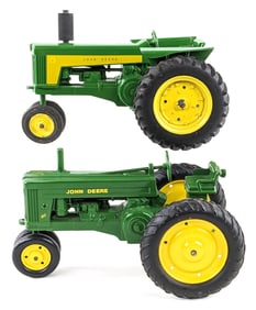 Restored 1/16 Ertl John Deere 730 and Model 60 Tractors