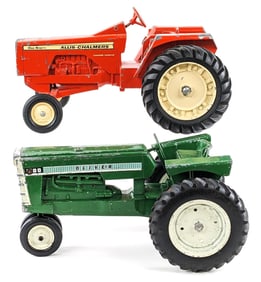 1/16 Ertl Allis-Chalmers One-Ninety Bar Grill & Oliver 1800 Checkerboard Tractors