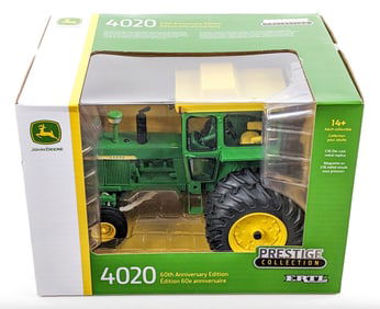 1/16 Ertl John Deere 4020 Tractor w/ Duals & Cab Prestige Collection