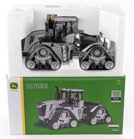 1/16 Ertl John Deere 9570RX Quadtrac Tractor 100th Anniversary Silver Edition