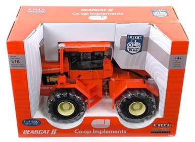 1/16 Ertl CO-OP Implements Bearcat II 4wd Tractor Prestige Collection 1 of 500