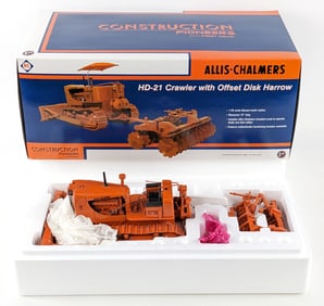 1/25 First Gear Allis-Chalmers HD-21 Crawler w/ Offset Disk Harrow